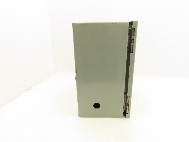 Wiegmann N412121206C Electrical Enclosure 12x12x6" Backplate Nema 3R Keyed Door