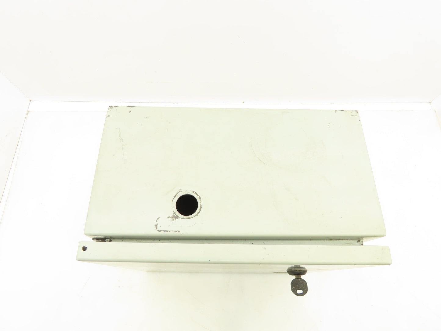 Wiegmann N412121206C Electrical Enclosure 12x12x6" Backplate Nema 3R Keyed Door