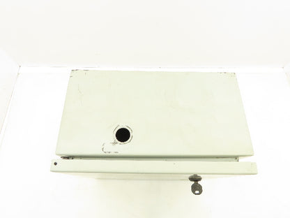 Wiegmann N412121206C Electrical Enclosure 12x12x6" Backplate Nema 3R Keyed Door