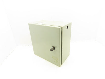 Wiegmann N412121206C Electrical Enclosure 12x12x6" Backplate Nema 3R Keyed Door
