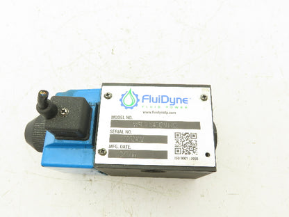 FluiDyne WFDG4S4012AUB60 Hydraulic Directional Control Solenoid Valve 120V D05