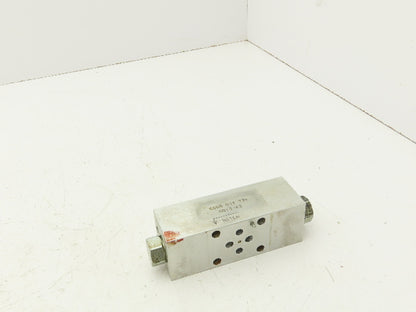 Sun Hydraulics 6060 01Y Y24 0D13-A2 Hydraulic Dual Check Sandwich Valve D03