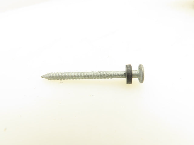 Hot Dipped Galvanized Roofing Nail 2" 10g Neoprene Washer Metal Shingle 20lb