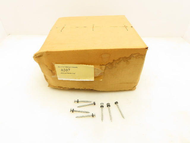 Hot Dipped Galvanized Roofing Nail 2" 10g Neoprene Washer Metal Shingle 20lb