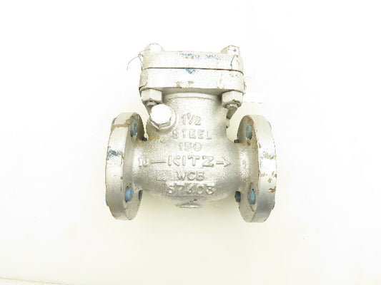 Kitz FIG.150SCOS Swing Check Valve Flanged 1-1/2"150 Class HF Seat CR13 Disk WCB