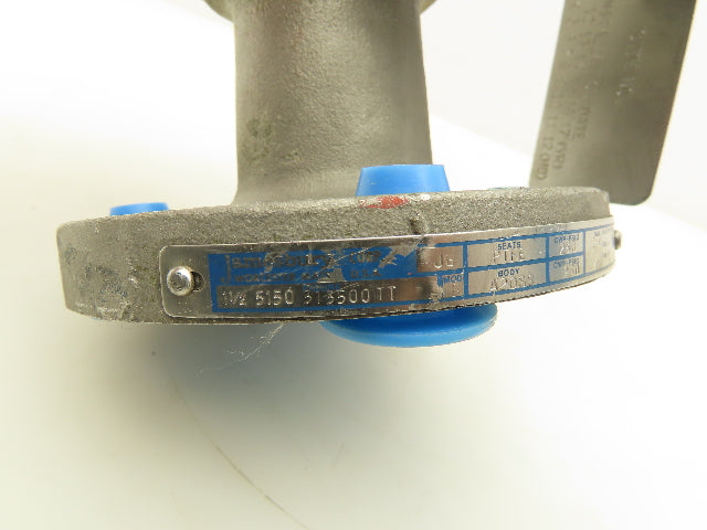 Jamesbury 313500TT Ball Valve Flanged 1-1/2"-5150 230PSI Body A20SS Class 150