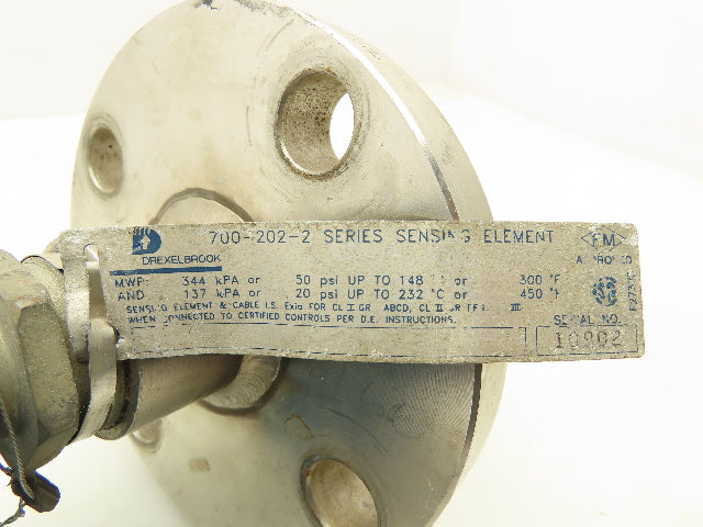 Drexelbrook 700-202-2 Level Sensor Element Thermocouple 2" Flange 5" Probe