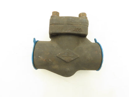 Williams F801LT2 Lift Check Valve 2" Class 800 1975PSI Disc 13CR Steel
