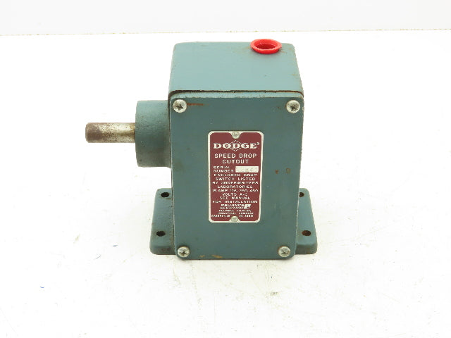 Reliance Electric Dodge 12841 Speed Drop Cutout Enclosed Snap Switch 120-460VAC 15A 5/8" Shaft