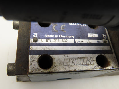 Bosch 0811404632 Proportional Servo Valve 4WRPEH 6 C3 B12L-2X/G24K0/F1M