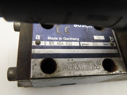 Bosch 0811404632 Proportional Servo Valve 4WRPEH 6 C3 B12L-2X/G24K0/F1M