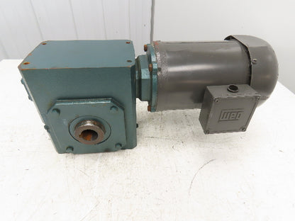 Grove Gear HMQ232-1 Flexaline 80:1 Reducer 1Hp 230/460V 56C WEG Gearmotor 22 RPM