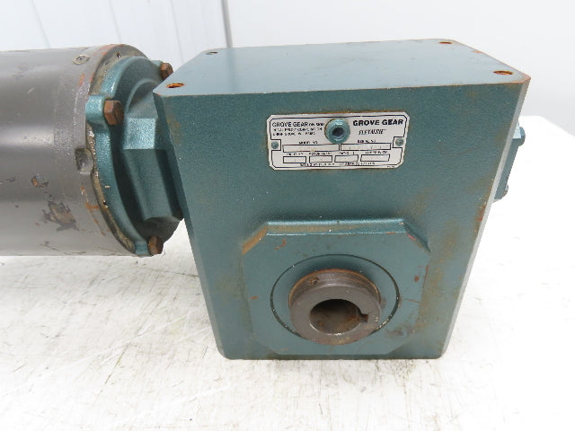 Grove Gear HMQ232-1 Flexaline 80:1 Reducer 1Hp 230/460V 56C WEG Gearmotor 22 RPM