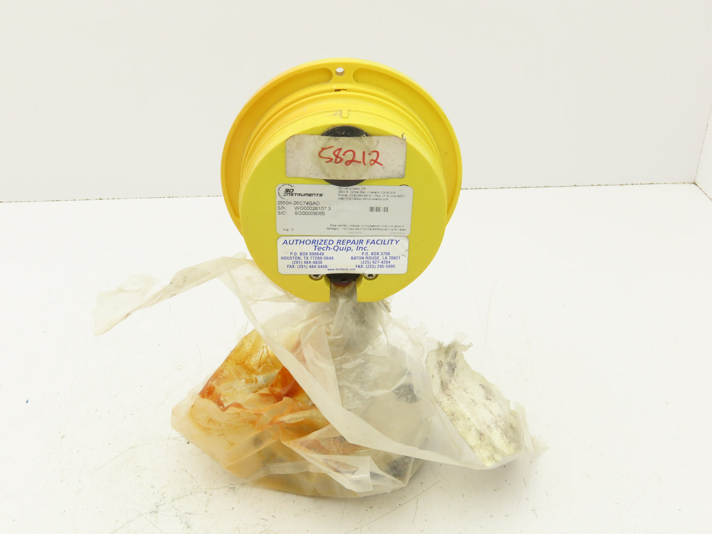 3D Instruments 25504-26C74GAD Accu-Drive Pressure Gauge 0-300 PSI
