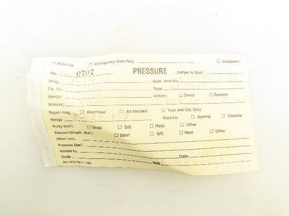 United Electric H100-190 Pressure Switch 5-30 PSI Hex Valve and Gauge