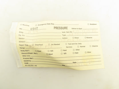 United Electric H100-190 Pressure Switch 5-30 PSI Hex Valve and Gauge