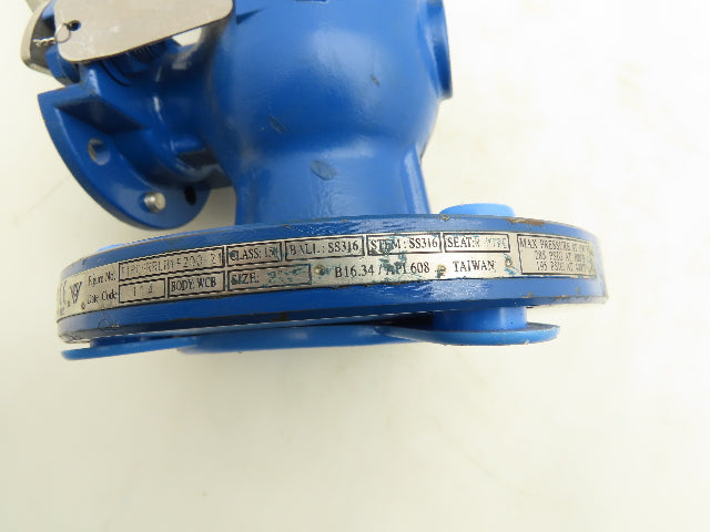 Quadrant F1RCSRRLH1F200-Z1 Steel Ball Valve 2" Flanged 150#