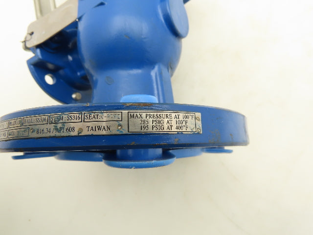 Quadrant F1RCSRRLH1F200-Z1 Steel Ball Valve 2" Flanged 150#