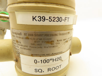 Honeywell STD120-J2H ST 3000 Smart Pressure Transmitter -20 to 400inH20