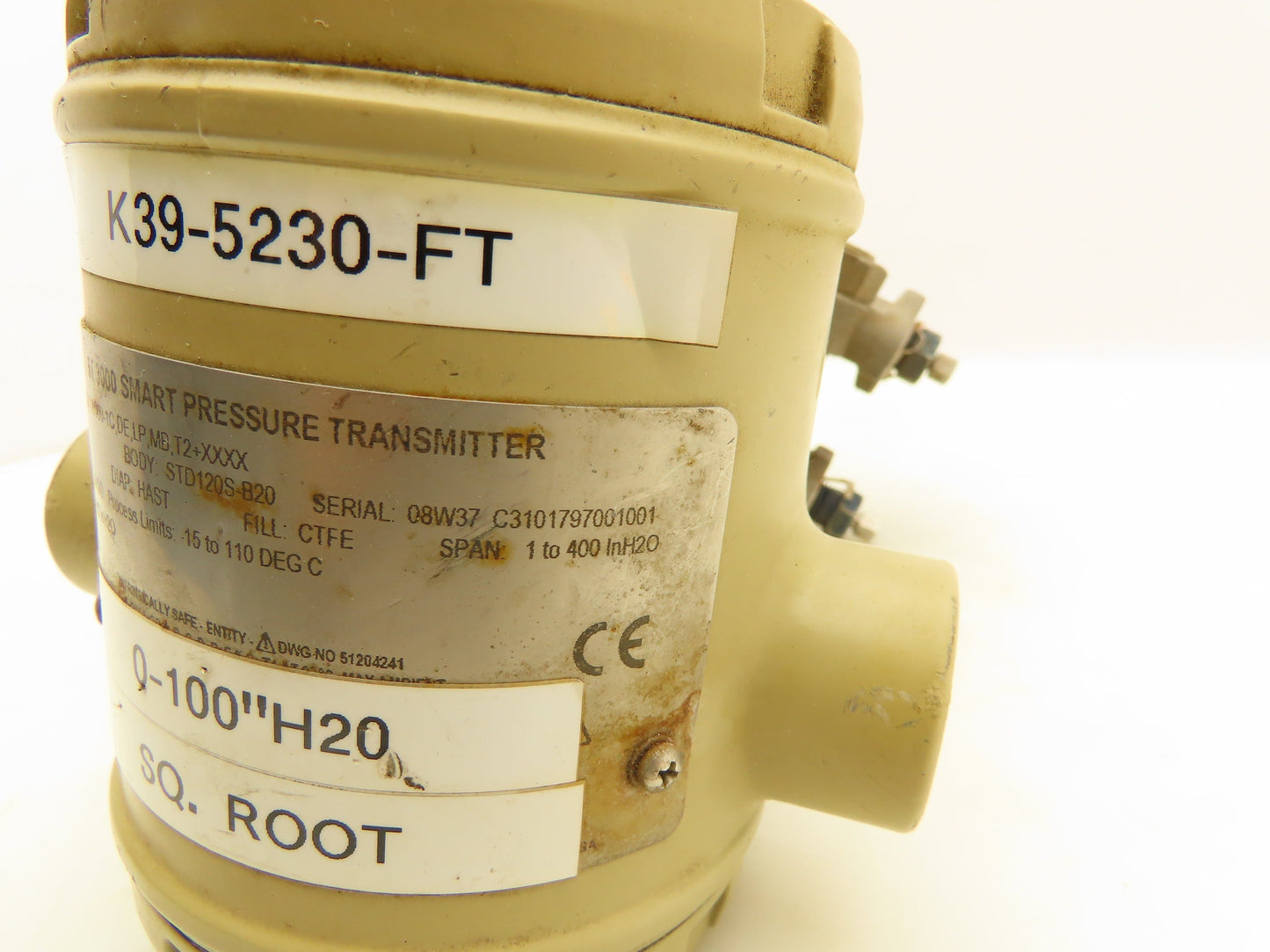 Honeywell STD120-J2H ST 3000 Smart Pressure Transmitter -20 to 400inH20