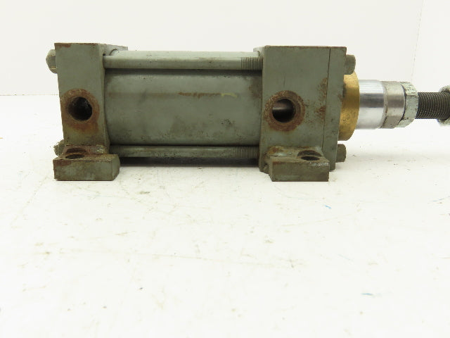 Lynair Series LH Hydraulic Cylinder 2.5" Bore 2" Stroke 1500 PSI Foot Mount