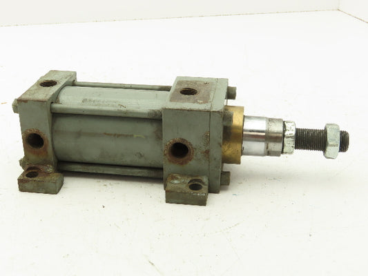 Lynair Series LH Hydraulic Cylinder 2.5" Bore 2" Stroke 1500 PSI Foot Mount