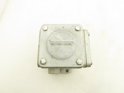Crouse Hinds AFU 0333 50 Conveyor Control Safety Switch Empty Housing 1" NPT