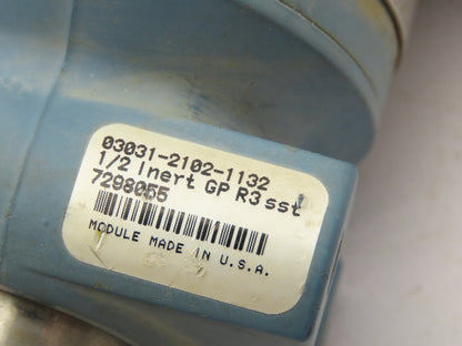 Rosemount 03031-2102-1132 Pressure Transmitter 10.5-55VDC 0-200PSI 1/2"NPT