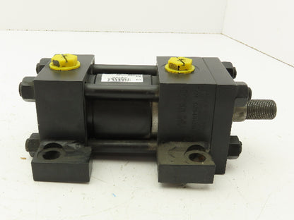 Parker Series 2H Hydraulic Cylinder 2" Bore 1" Stroke 3000 PSI Side Lug