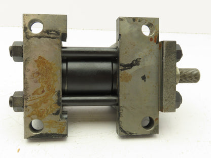 Parker Series 2H Hydraulic Cylinder 2" Bore 1" Stroke 3000 PSI Side Lug