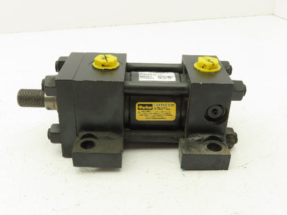 Parker Series 2H Hydraulic Cylinder 2" Bore 1" Stroke 3000 PSI Side Lug
