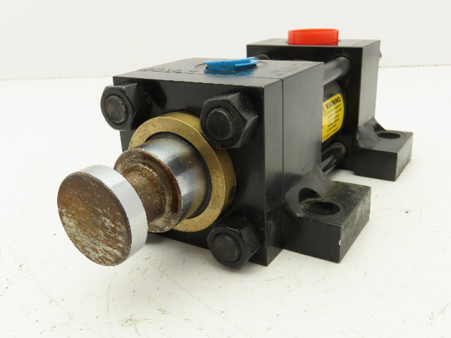 Yates Hydraulic Cylinder 2" Bore 1" Stroke Side Lug Foot Mount