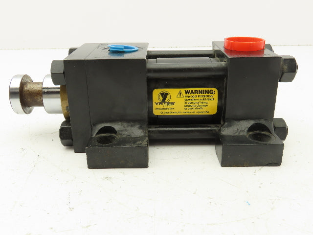Yates Hydraulic Cylinder 2" Bore 1" Stroke Side Lug Foot Mount