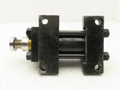 Yates Hydraulic Cylinder 2" Bore 1" Stroke Side Lug Foot Mount