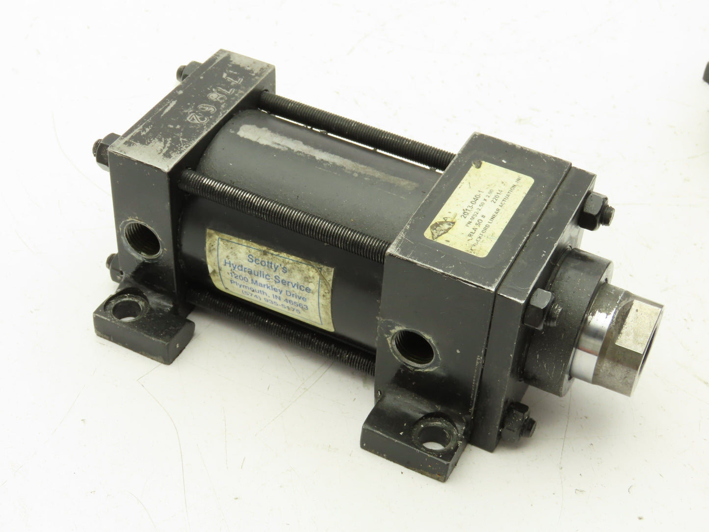 Rockford PN-MS2 Hydraulic Cylinder 2.5" Bore 2" Stroke Side Lug Mount 3/8" NPT