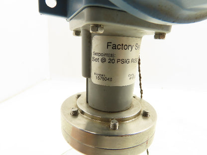 United Electric J120-184 Pressure Switch 480VDC 15A 2-50PSI 3/4"NTP