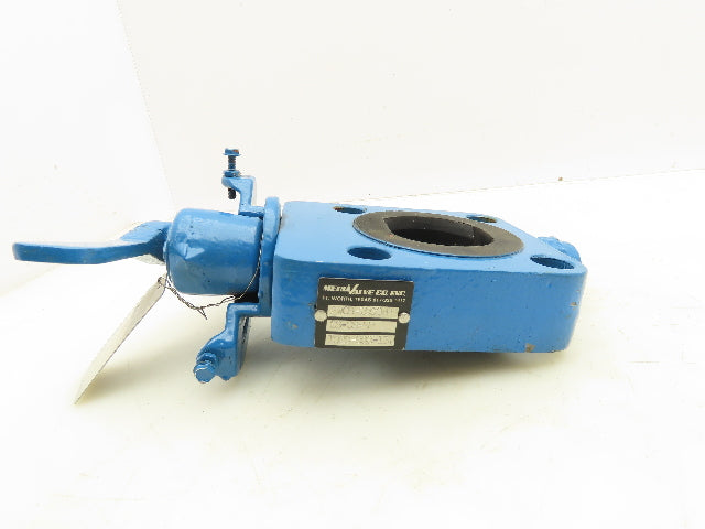 Media Valve Co. WCB-1500WP CS-CS-NR Butterfly Valve 2-3/8" 10" Lock Down Handle