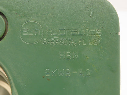 Sun Hydraulics 9KW9-A2 Aluminum Manifold Block for D08 Directional Valve