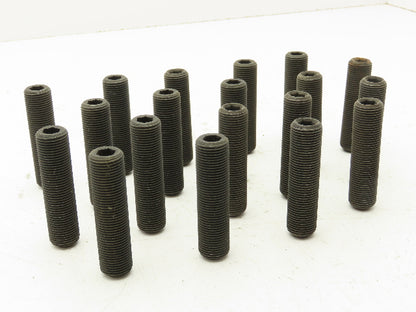 EZ Sockets 3/4-16 x 3" Cup Point Socket Set Screw 3/8" Hex Black Oxide 601468P  Lot of 19