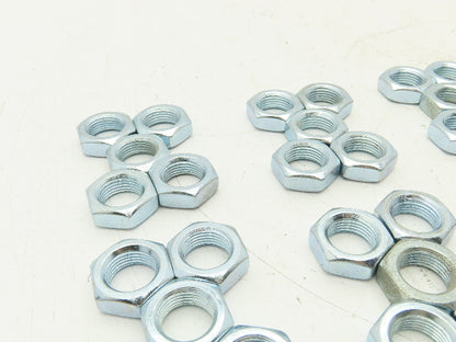 MSC Right Hand Hex Jam Nut 3/4-16 Thread x 1-1/8"W Grade 2  Lot of 50