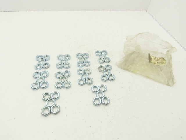 MSC Right Hand Hex Jam Nut 3/4-16 Thread x 1-1/8"W Grade 2  Lot of 50