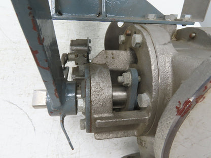 Sanko DD80A 2-Way Pneumatic Conveying Diverter Valve 3" Flanged Stainless