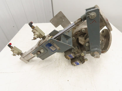 Sanko DD80A 2-Way Pneumatic Conveying Diverter Valve 3" Flanged Stainless