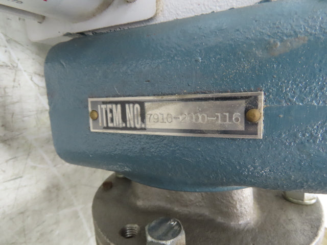 Sanko Air Plant GC80AT 2-Way Pneumatic Conveying Diverter Cock Valve 3" Flanged