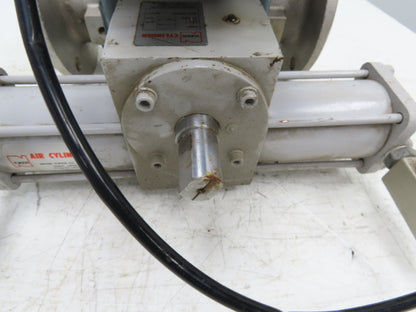 Sanko Air Plant GC80AT 2-Way Pneumatic Conveying Diverter Cock Valve 3" Flanged