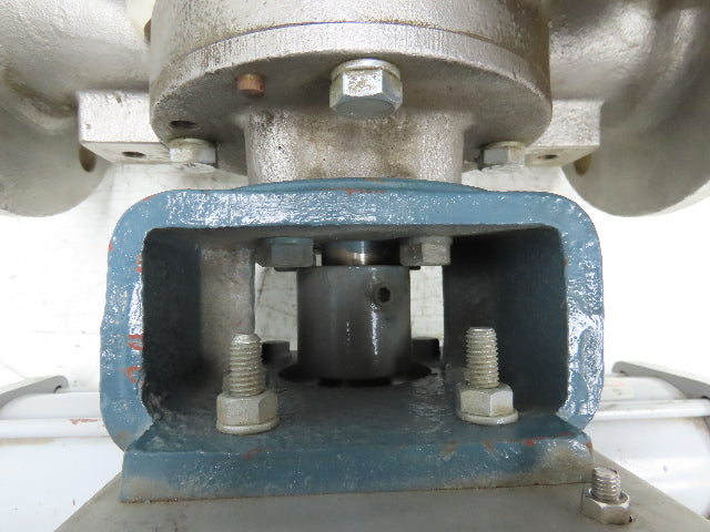 Sanko Air Plant GC80AT 2-Way Pneumatic Conveying Diverter Cock Valve 3" Flanged
