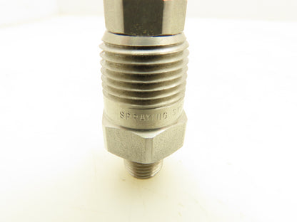 Spraying Systems 1/4LNND Hydraulic Atomizing Spray Nozzle 1/4" x 1/2" NPT SS