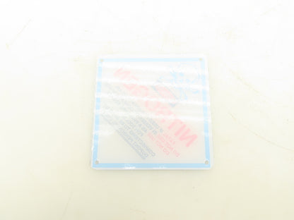 Dupont 610018 Danger Nitrogen Sign 4x4" Plastic Warning Placards Lot of 10