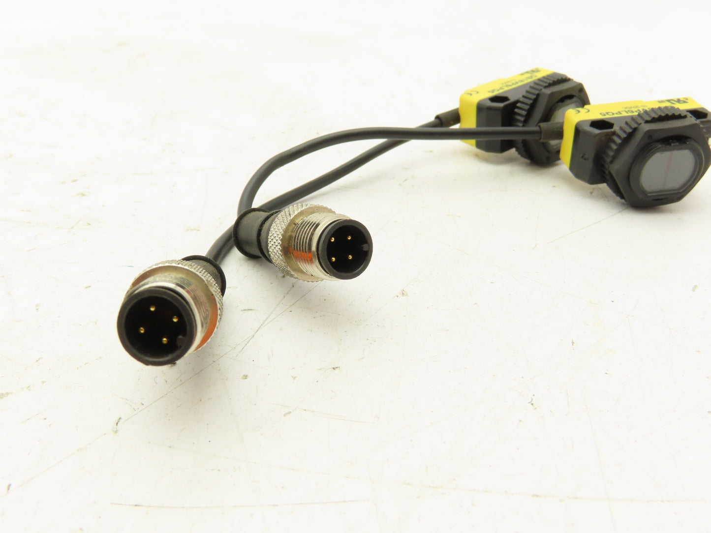 Banner QS18VP6LPQ5 Photoelectric Sensor 10-30VDC 100MA 3.5M Range LED Lot Of 2