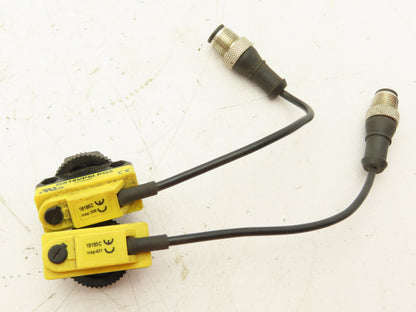 Banner QS18VP6LPQ5 Photoelectric Sensor 10-30VDC 100MA 3.5M Range LED Lot Of 2